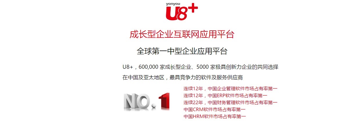 <strong>管理軟件，就選用友U8</strong>